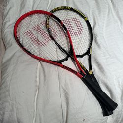 2 Wilson, Tennis Rackets