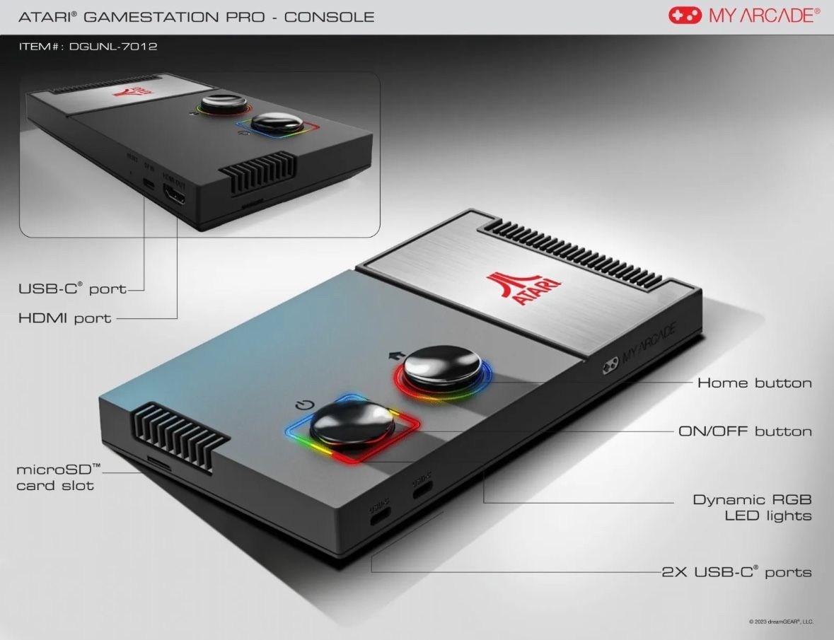 Atari Gamestation Pro My Arcade 200+ Games Brand New