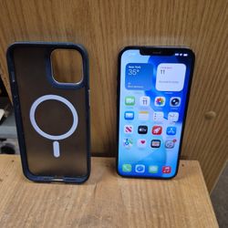 Apple Iphone 12 Pro Max 256gb Verizon MG9J3LL/A With Case