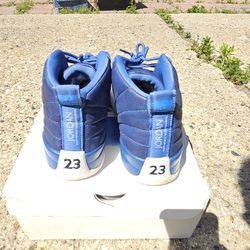 Jordan 12 Retro Stone Blue Size 11