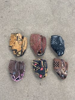 All Leather : Baseball Gloves  :   $25 each