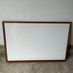 Wood Dry Erase and Bulletin Boards Combo