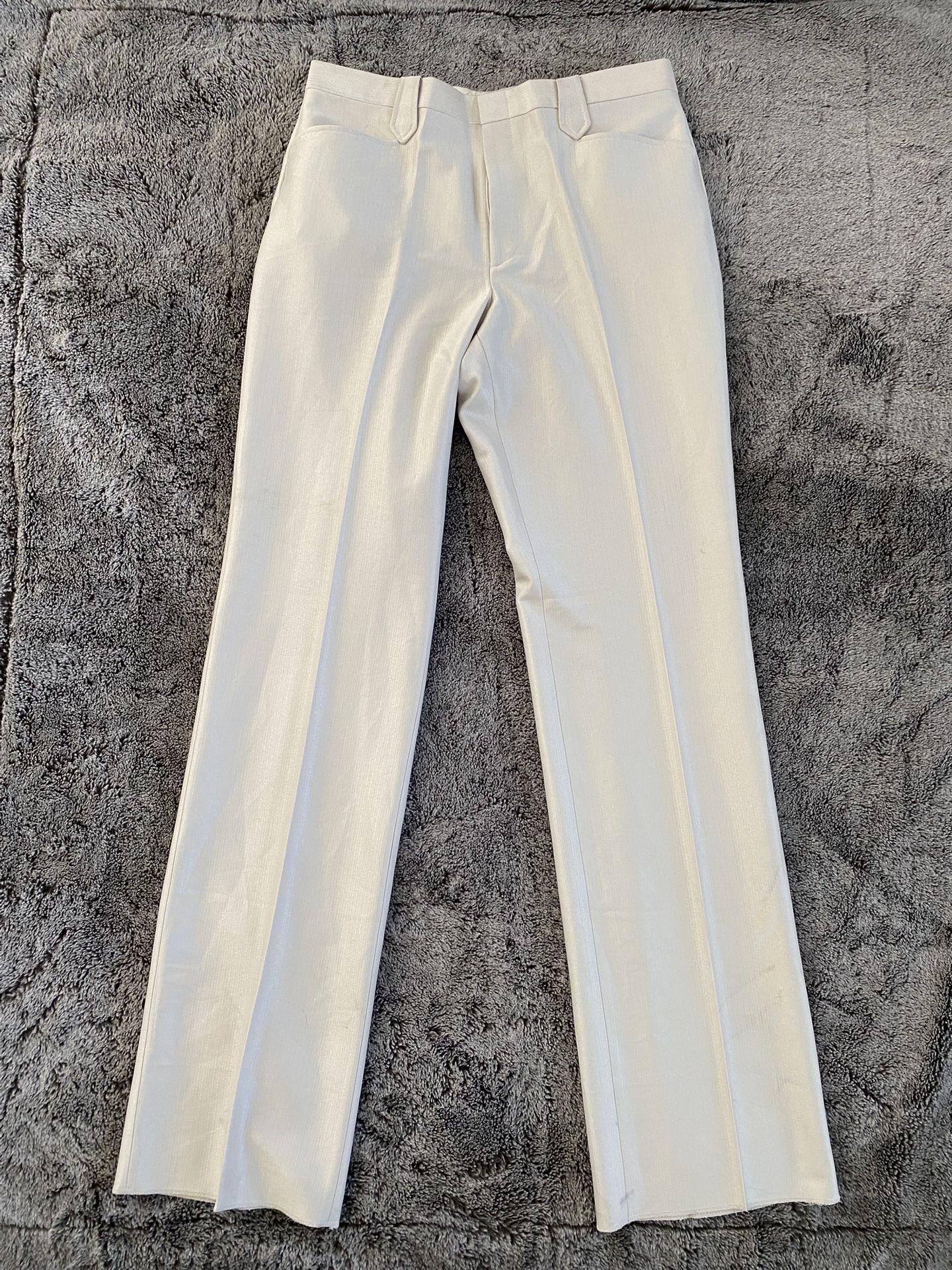 Vintage NWT Silverado Western Bootcut Pants 34x37 Ivory Western Rodeo Pants