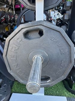 Iron grip Urethane Olympic Barbell Plates *** please read listing***