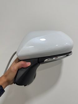 Toyota Camry 2018-2024 Driver Side Mirror White BSM