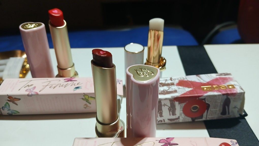 Steal deal!! Too Faced Too Femme Heart Core Lipsticks Sweet Romance