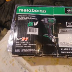 New Metabo Powerful 1/2 In Impact Wrench 