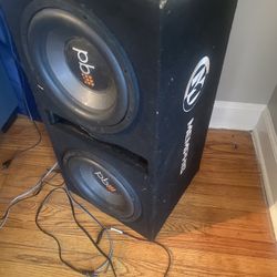 12’s power Bass Speakers And 1100 Watt hifonics Class D Amp 