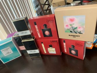 YSL, Burberry, coach perfumes