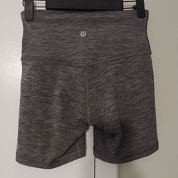 Lululemon Gray Biker Shorts size 4