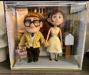 Disney Parks Pixar Up 15th Anniversary Ellie Carl Limited Edition Doll Set