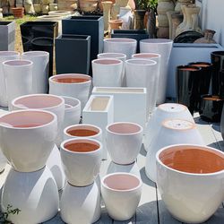 Modern Glazed Ceramic Planter Pot Planter Clearance 