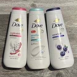 Dove Body Wash 20 Fl Oz $6 Each 
