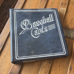 Baseball Cards and Binder