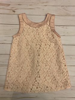 5t girls lace pink top