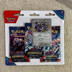Pokemon Cards TCG Twilight Masquerade 3 Packs Blister