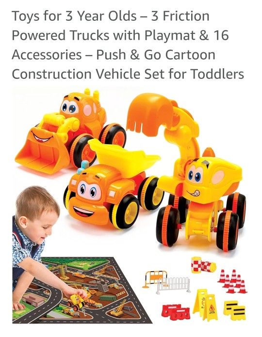 Truck Set For Toddlers