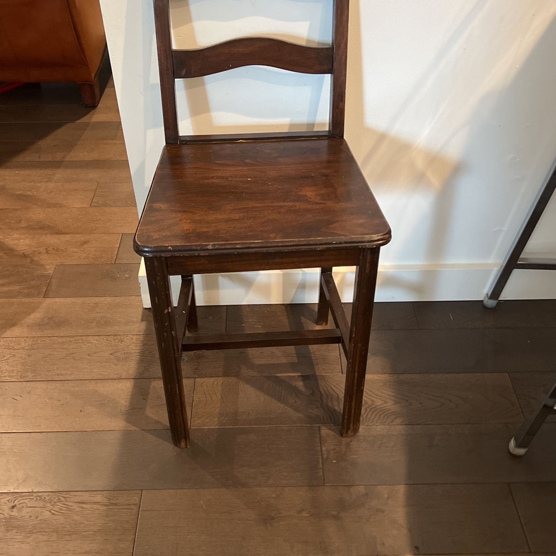Antique Small Chair Solid Wood