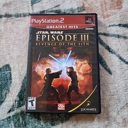 PS2 Star Wars Episode 3