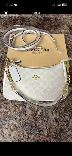 Coach Terri should bag “beige” NEW!