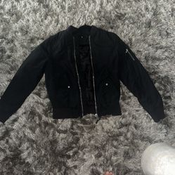 Black Bomber Jacket 