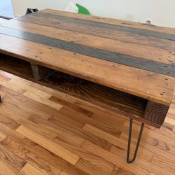 Industrial Rustic Reclaimed Wood Coffee Table