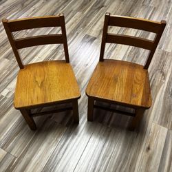 Children’s Wooden Chair (pair)