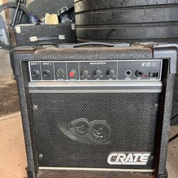Crate K10XL Electric Acoustic Guitar Practice Amp Amplifier Rare Speaker