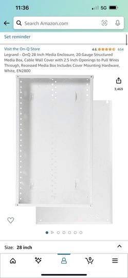 Legrand On-Q 28” Structured Media panel