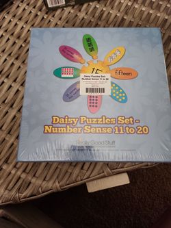 Really Good Stuff Daisy Puzzles Set Number Sense 11 to 20
