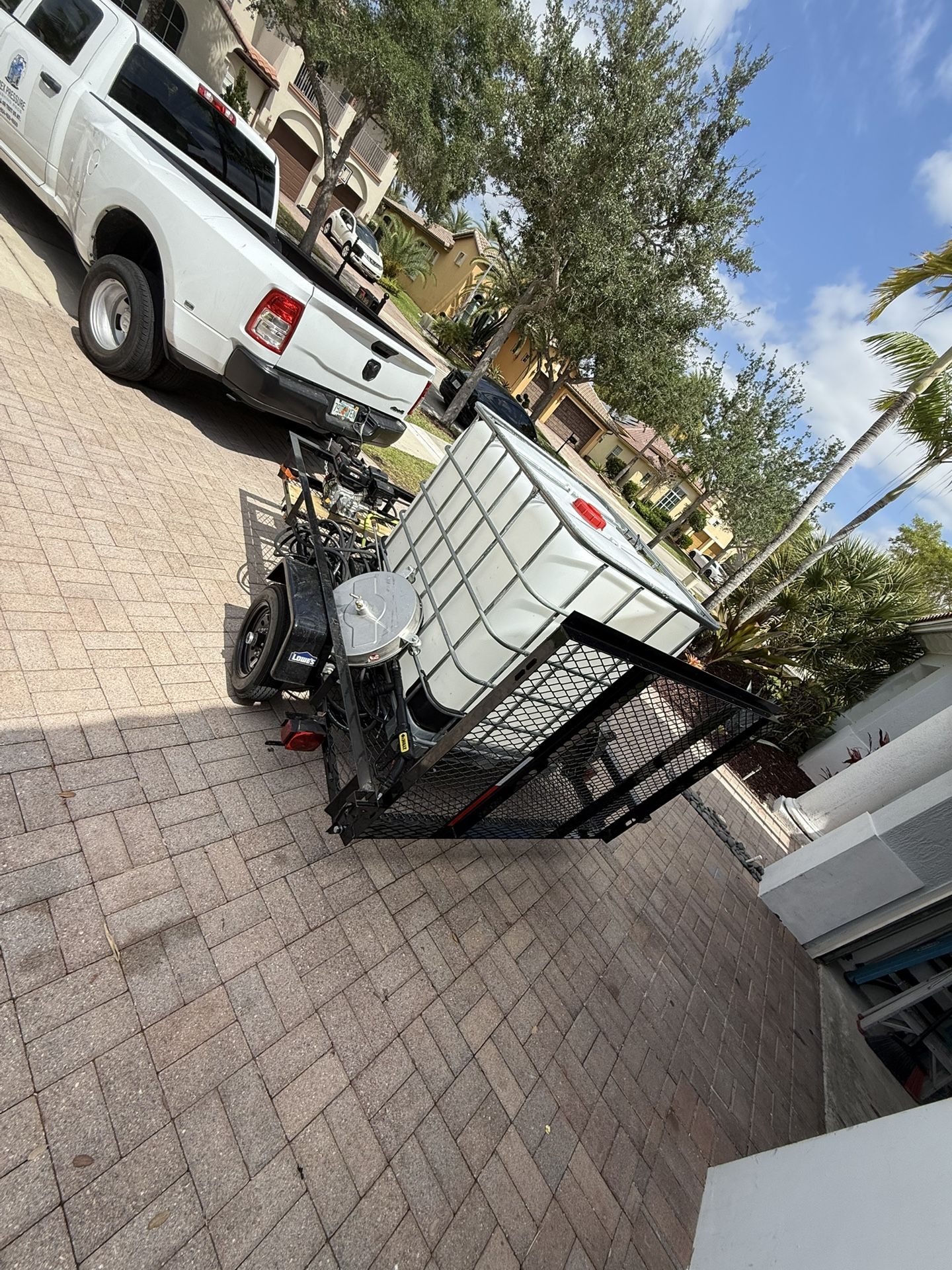 Pressure Washing Trailer