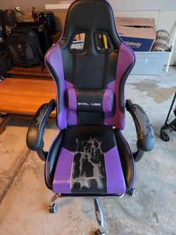 Purple gaming chair