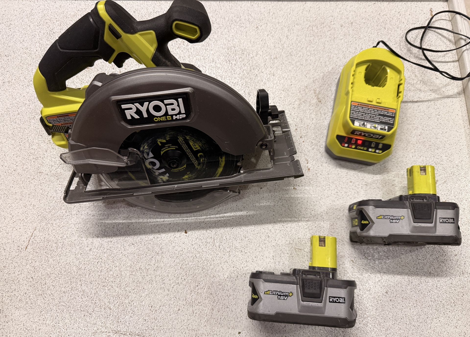 18v Ryobi Circular Saw Set