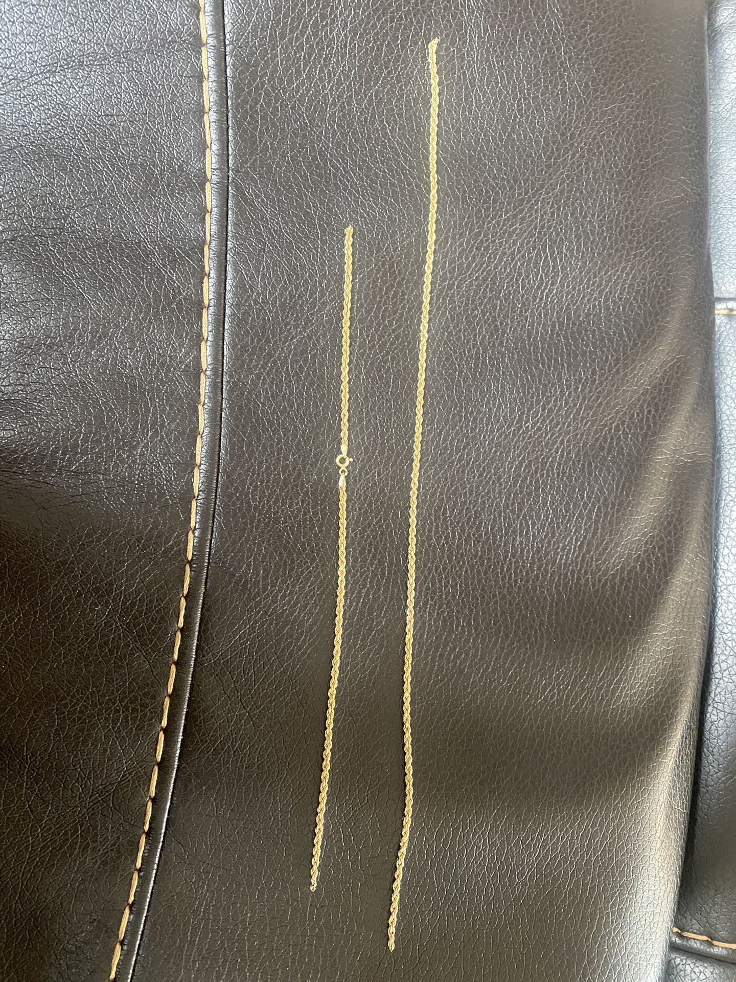 gold chain broken