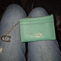 New York Coach Change And Card Wallet