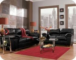 Brand New Black Leather Couch and Loveseat