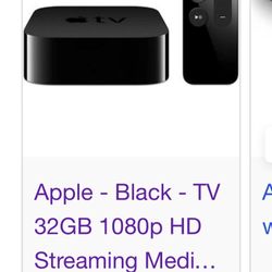 Apple TV Streaming 