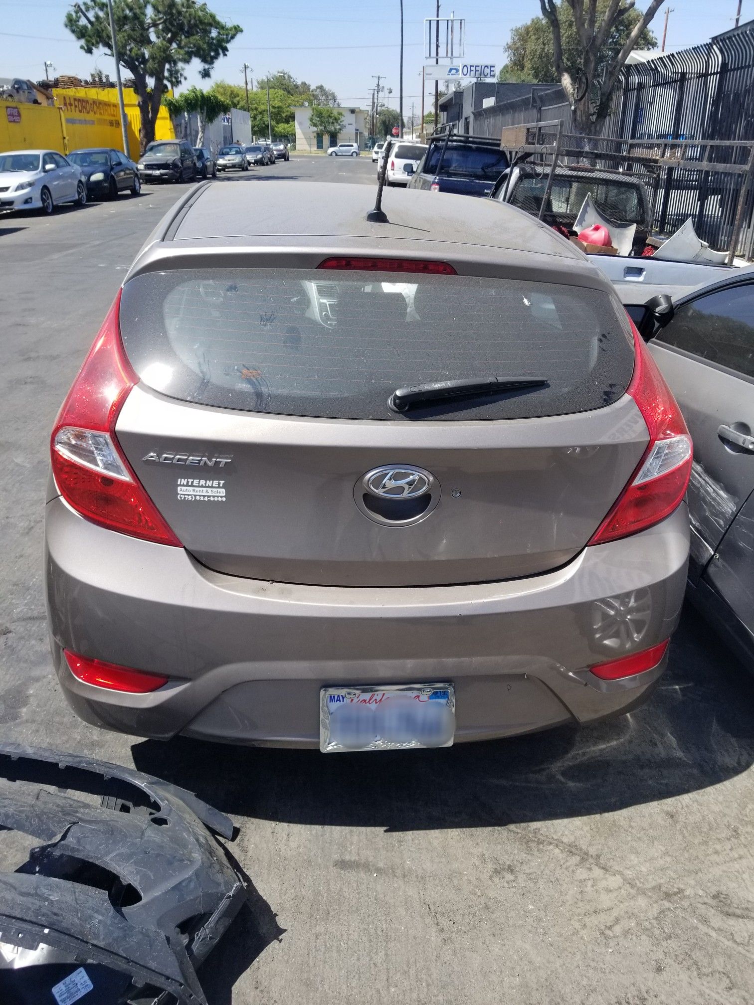 Hyundai Accent Hatchback 2014 Parts Out