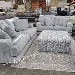Living Room Furniture Sofa And Loveseat Set⭐ Chair Sold Separately ✅No Needed Credit Check 💛 $39 Down Payment with Financing