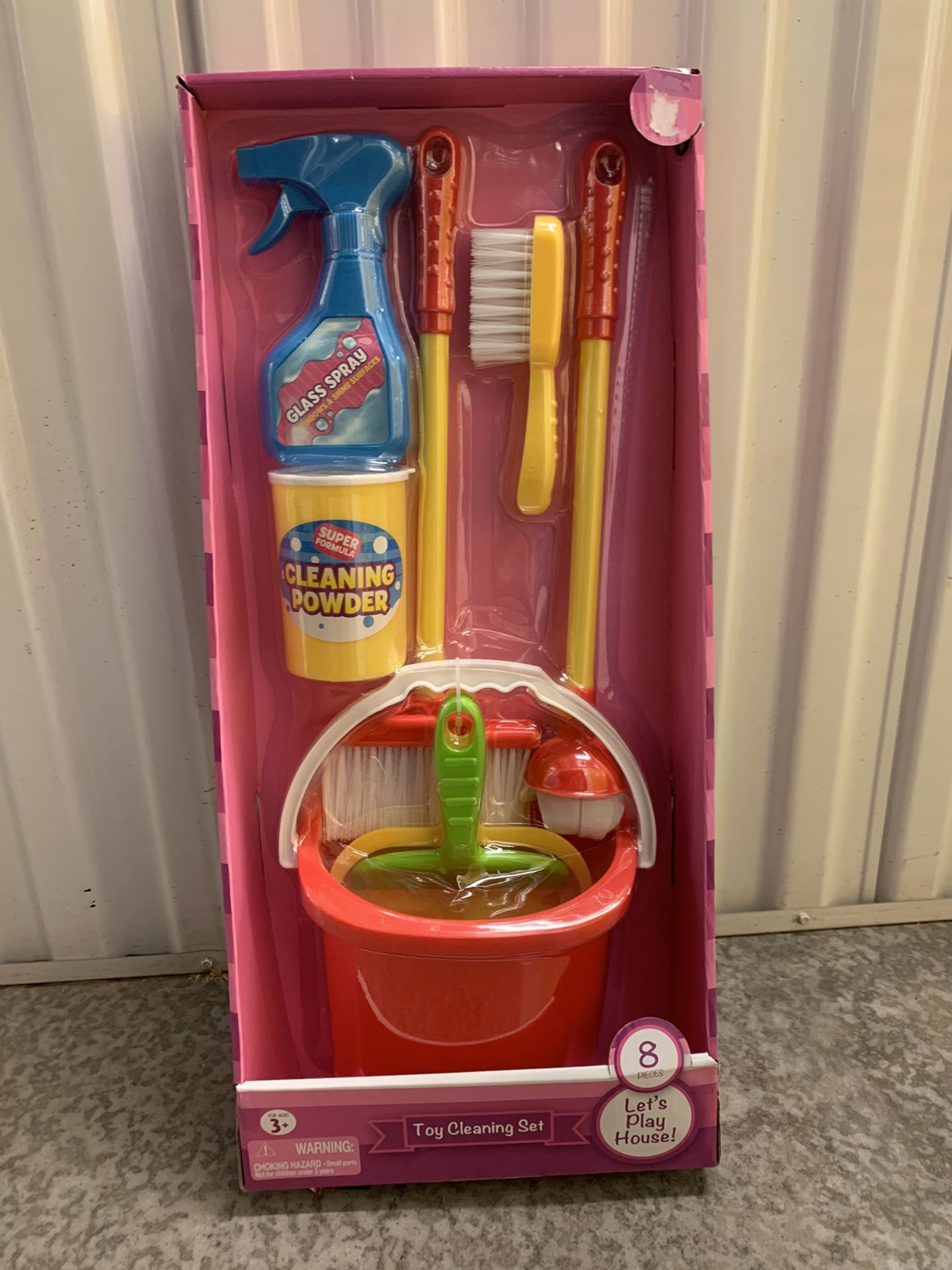 Toy cleaning set