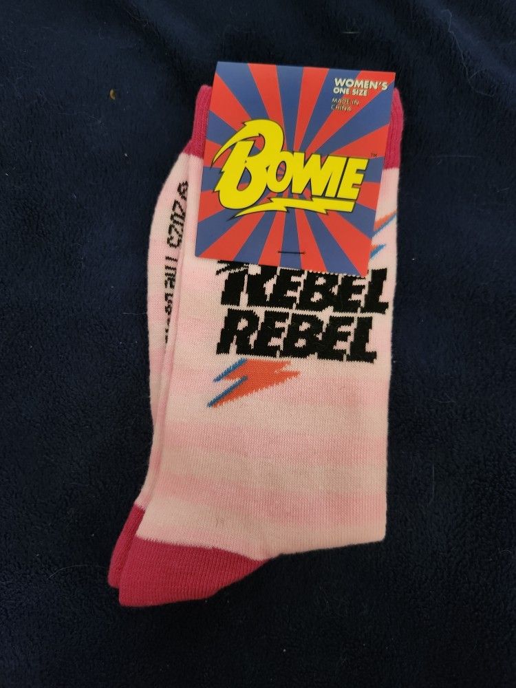 Adult David Bowie Socks