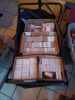 Trading Cards Baseball Football and Basketball