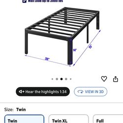 Twin bed frame