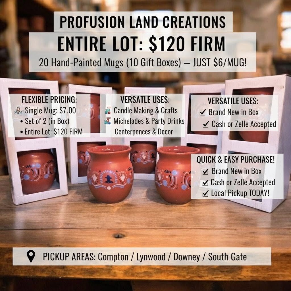 Clay Hand Painted Mugs