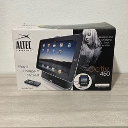 Altec Lansing Octiv 450 iPad Speaker And Charging Dock