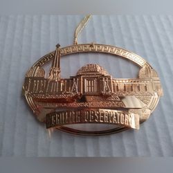 Griffith Observatory collectible golden ornament