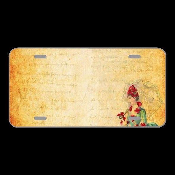 License Plate Novelty Car Front Background Scrapbooking Texture Paper