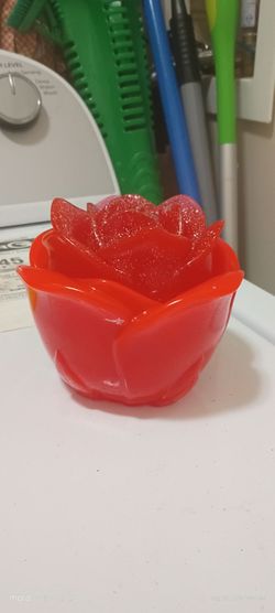 Cute HOMEMADE Risen rose & snake containers