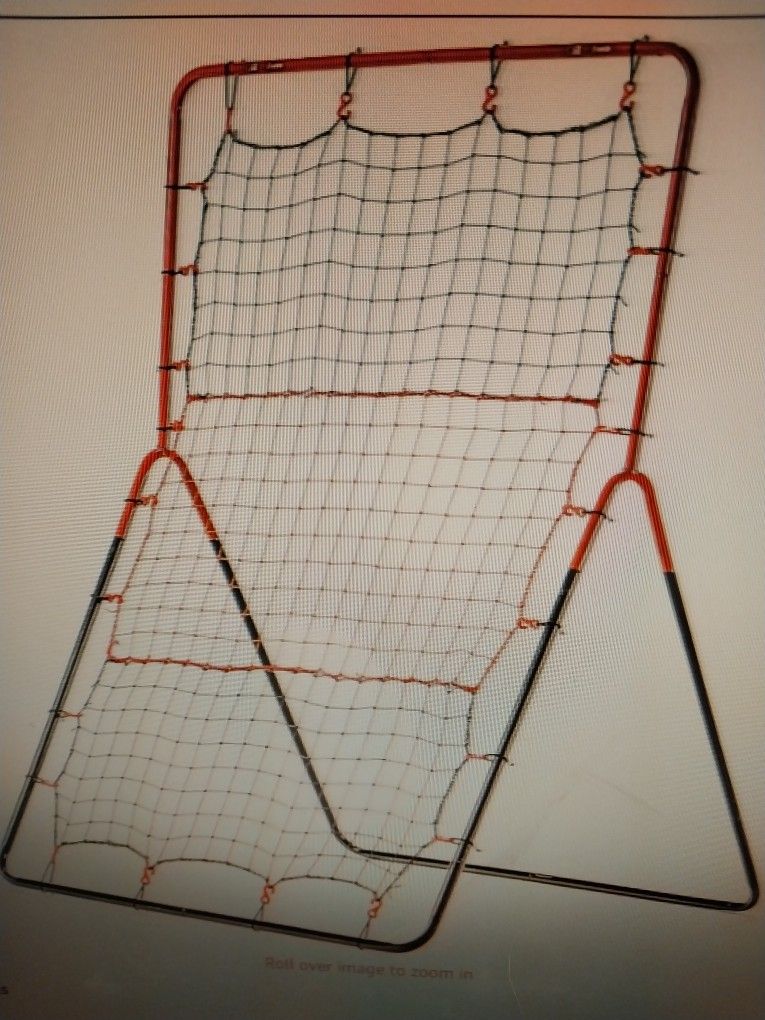 BASEBALL PITCHBACK BRAND NEW Bounce Return Net for Throwing Catching Practice Workout Fielding Training Softball exercise sports