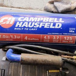 Campbell Hausfeld (CH) 4gal, two-tank compressor (oil type)
